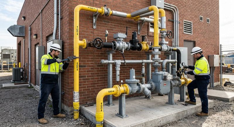 Commercial Gas Piping in Sacramento, CA