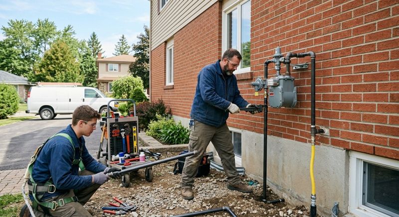 Fire Pit Gas Line Installation in Austin, TX