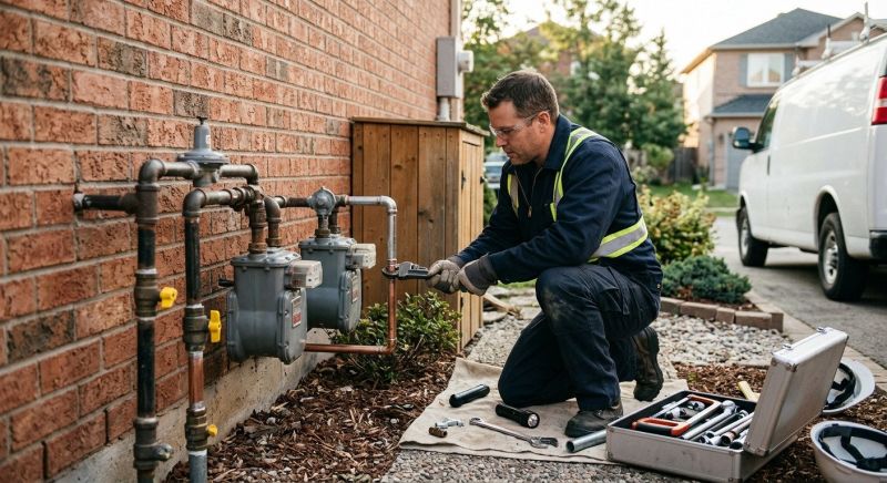 Gas Line Repair in Fredericksburg, VA