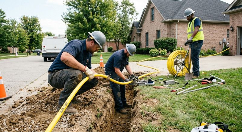 Home Gas Line Installation in Fredericksburg, VA