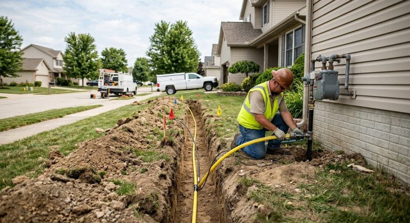 Natural Gas Line Installation in San Antonio, TX