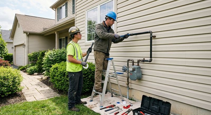Propane Line Installation in Fredericksburg, VA