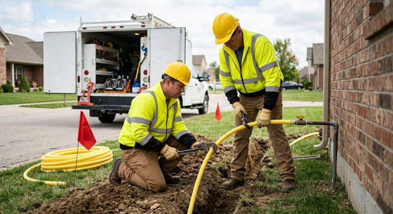 Underground Gas Line Service in Kansas City, MO